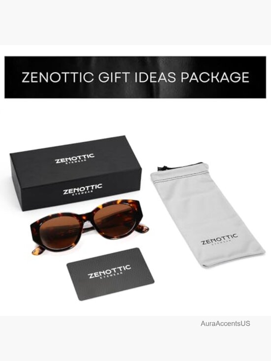 Polarized Cat Eye Sunglasses Women Round Retro Shades UV Protection main image 6